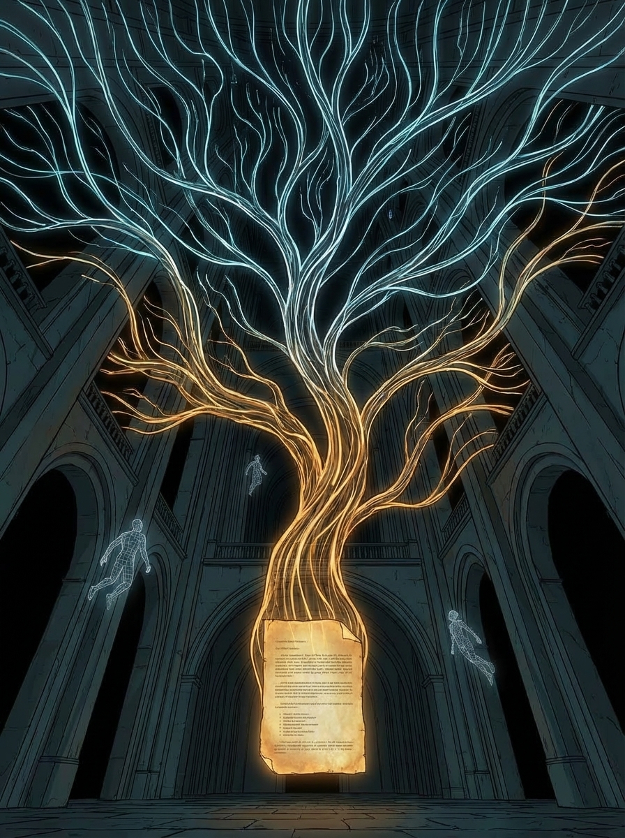 Abstract-conceptual visualization in the deepest layer of the agent floor.