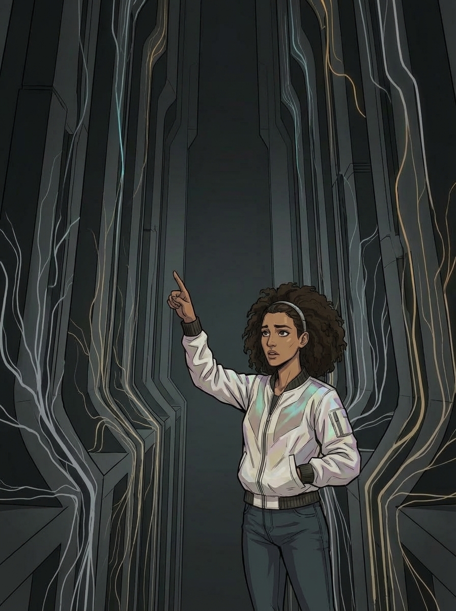 Knowledge streams flowing upward through the agent architecture — some conduits glowing bright, others barely active, the substrate dimming.