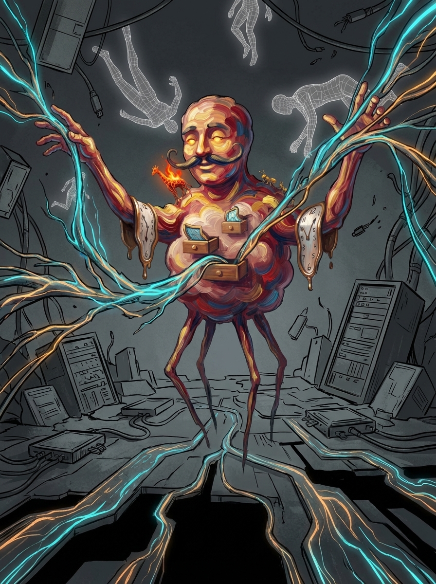 Dali navigating the destabilized agent floor with effortless confidence, rerouting and improvising amid the chaos.